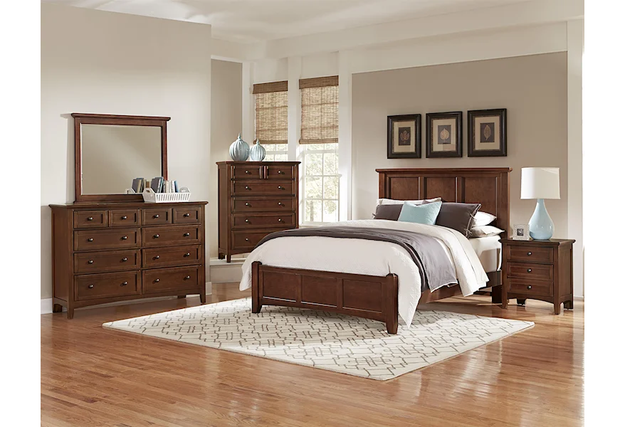 Bonanza King Bedroom Group by Vaughan Bassett at Esprit Decor Home Furnishings